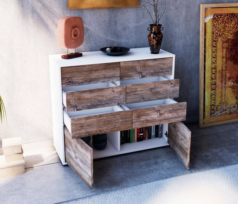 Stil Zeit Möbel Sideboard Celeste, Pinie (92x79x35cm) Begrenzt auf 3 Tage