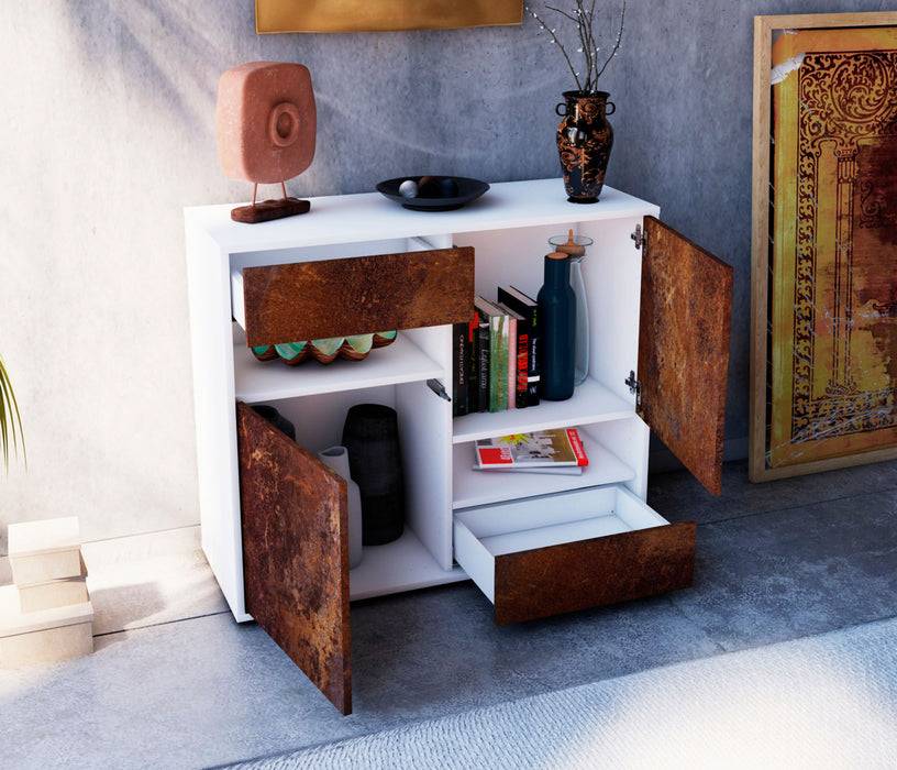 Stil Zeit Möbel Sideboard Carmelina, Rost (92x79x35cm) Outlet