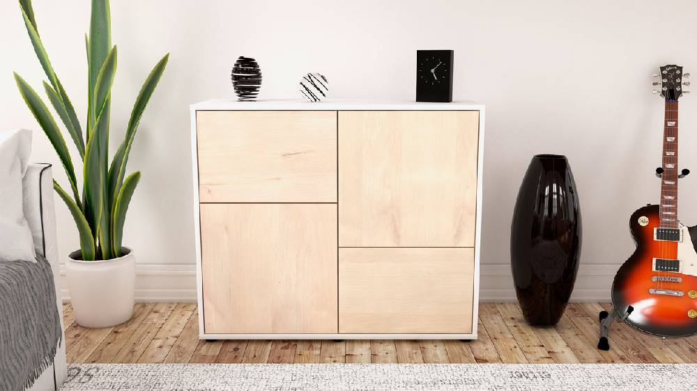 Stil Zeit Möbel Sideboard Carla, Zeder (92x79x35cm) Auslauf