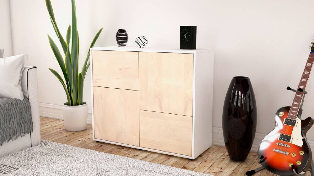 Stil Zeit Möbel Sideboard Carla, Zeder (92x79x35cm) Auslauf