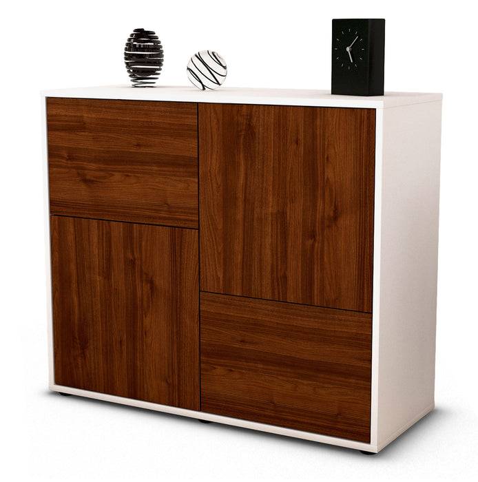 Stil Zeit Möbel Sideboard Carla, Walnuss (92x79x35cm) Verkauf
