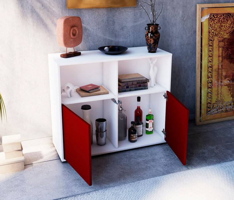 Stil Zeit Möbel Sideboard Camilla, Türkis (92x79x35cm) Günstiger Verkauf