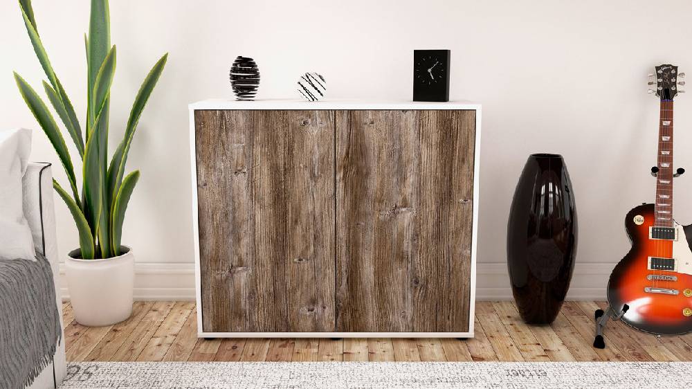 Stil Zeit Möbel Sideboard Blanka, Treibholz (92x79x35cm) Blitzverkäufe