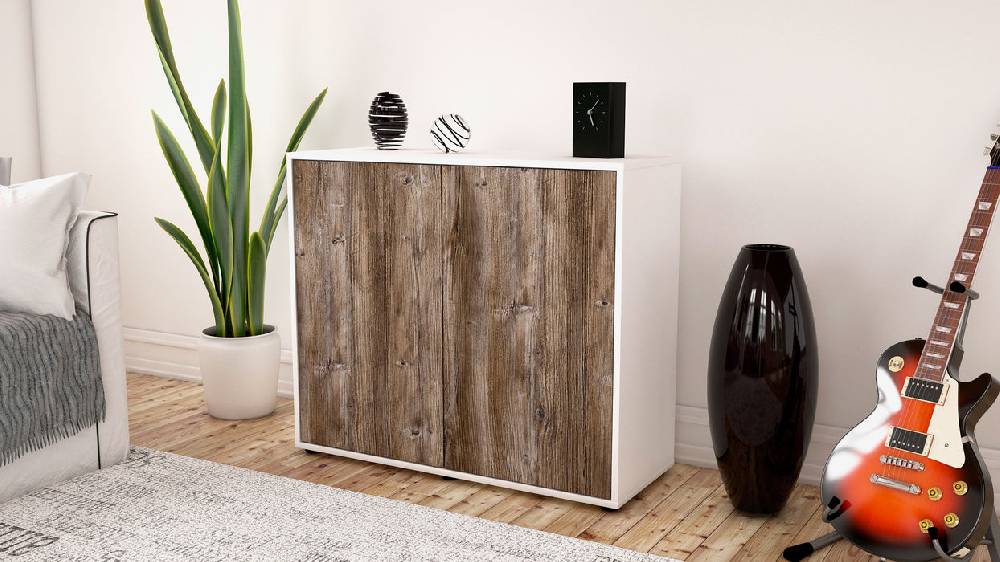 Stil Zeit Möbel Sideboard Blanka, Treibholz (92x79x35cm) Blitzverkäufe