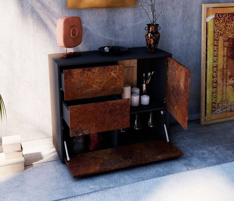 Stil Zeit Möbel Sideboard Deanna, Rost (92x79x35cm) Fabrikpreis