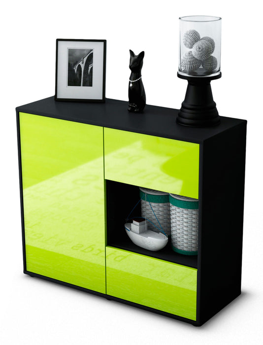 Stil Zeit Möbel Sideboard Danica, Grün (92x79x35cm) Günstig kaufen