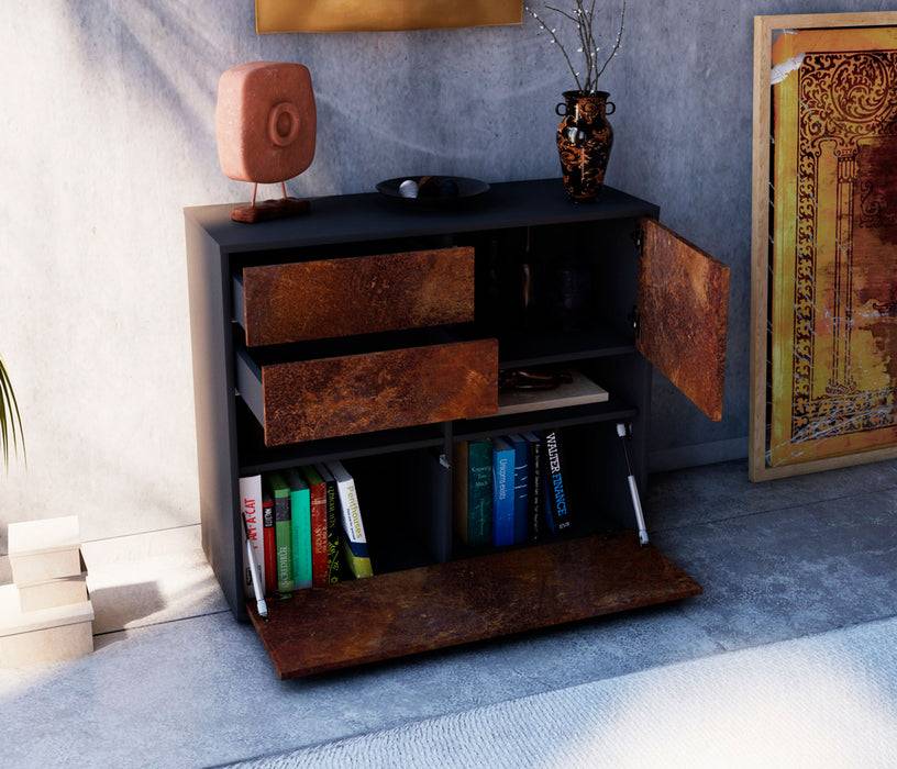 Stil Zeit Möbel Sideboard Cornelia, Rost (92x79x35cm) Großer Ausverkauf