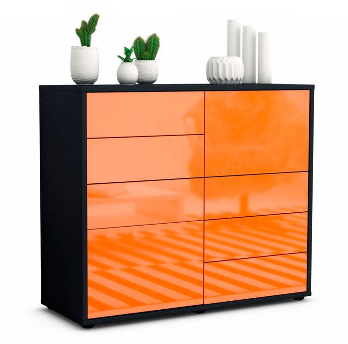 Stil Zeit Möbel Sideboard Circe, Orange (92x79x35cm) Flash Sale