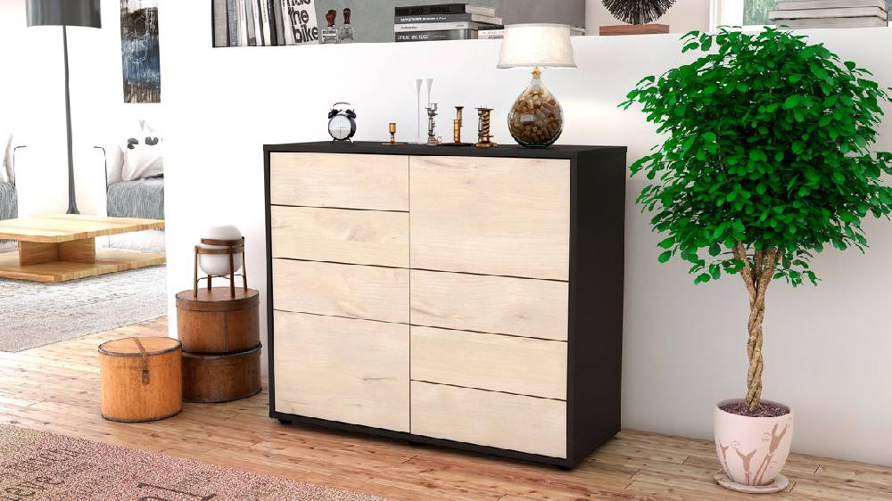 Stil Zeit Möbel Sideboard Circe, Zeder (92x79x35cm) Begrenztes Angebot
