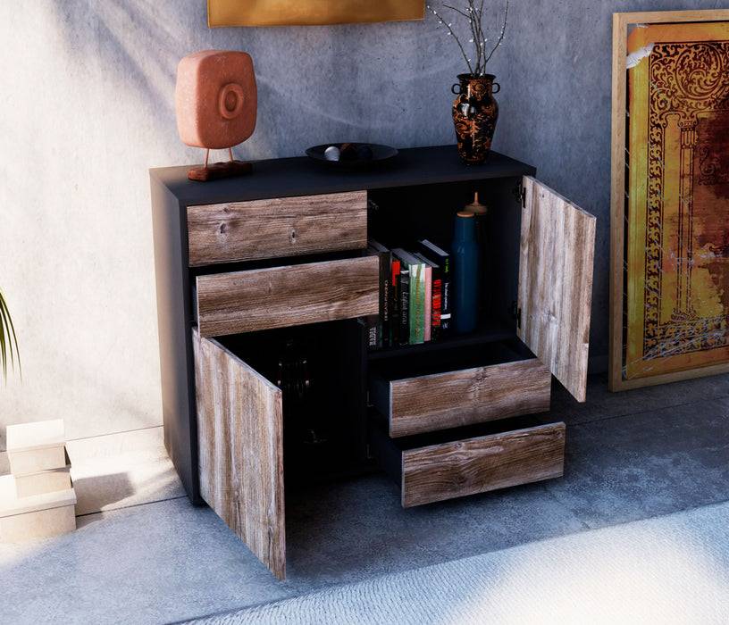 Stil Zeit Möbel Sideboard Ciara, Eiche (92x79x35cm) Online Shopping