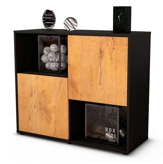 Stil Zeit Möbel Sideboard Caralina, Eiche (92x79x35cm)