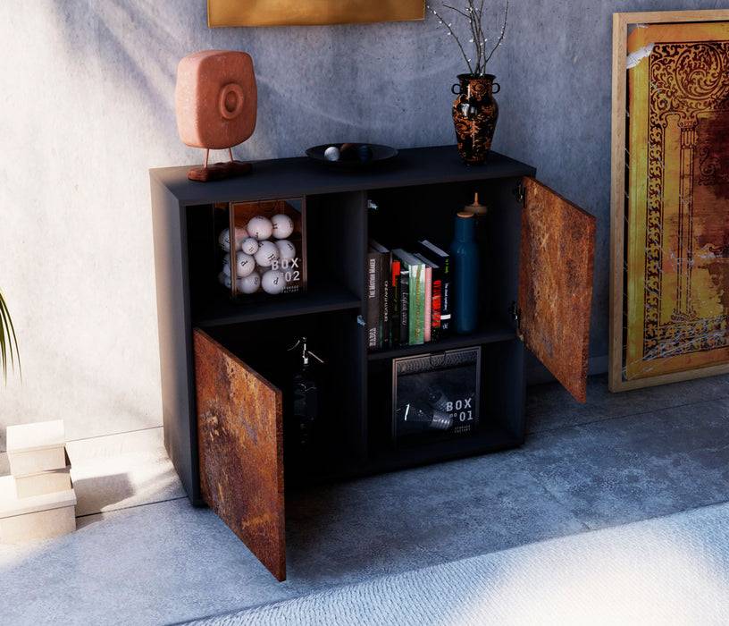 Stil Zeit Möbel Sideboard Caralina, Rost (92x79x35cm) Osterangebot