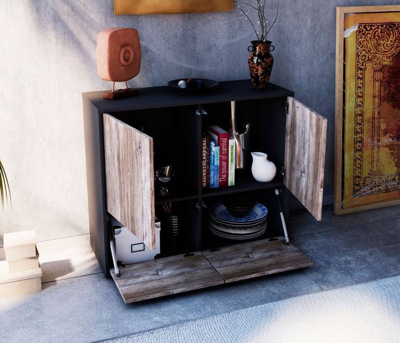 Stil Zeit Möbel Sideboard Cara, Treibholz (92x79x35cm) Muttertagsangebot