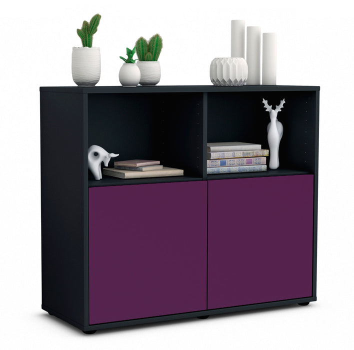 Stil Zeit Möbel Sideboard Camilla, Lila (92x79x35cm)