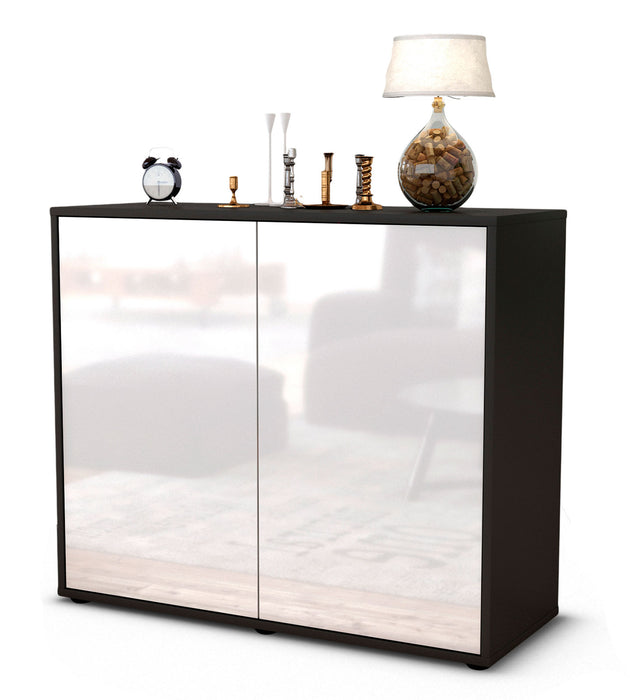Stil Zeit Möbel Sideboard Blanka, Weiß (92x79x35cm) Lagerräumung