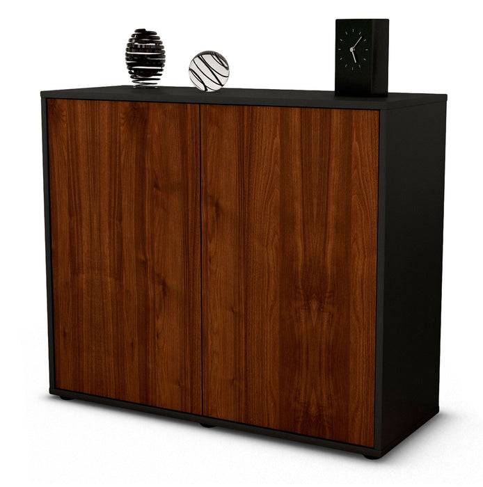 Stil Zeit Möbel Sideboard Blanka, Walnuss (92x79x35cm) Top Angebot