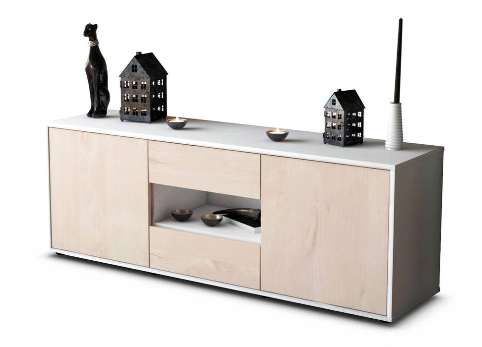 Stil Zeit Möbel Lowboard Antonella, Zeder (136x49x35cm)