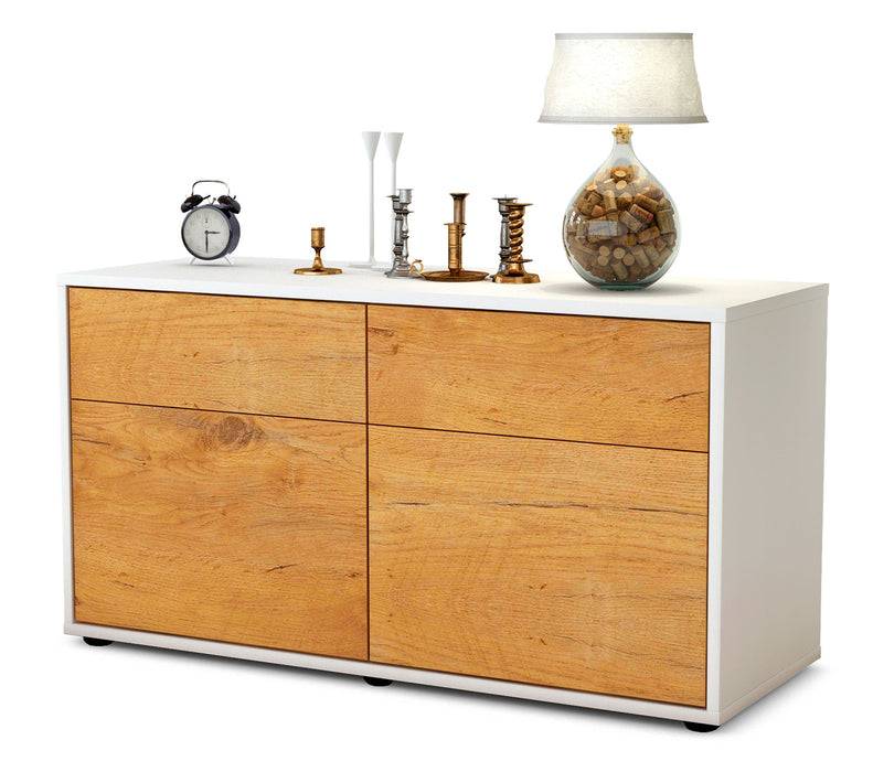 Stil Zeit Möbel Lowboard Alena, Eiche (92x49x35cm)
