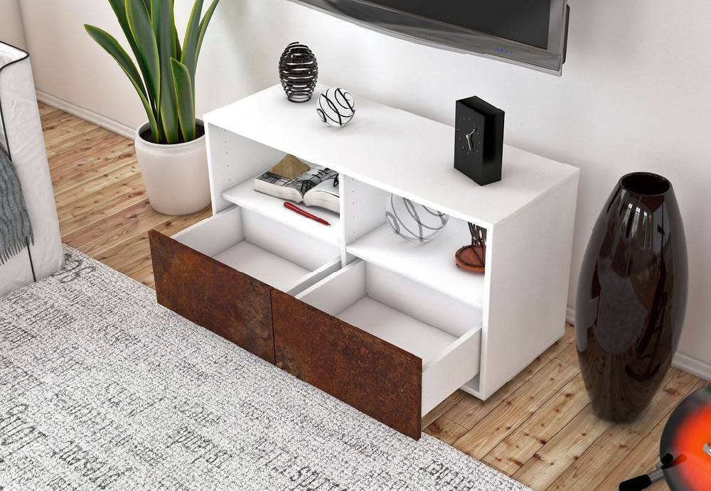 Stil Zeit Möbel Lowboard Aeon, Rost (92x49x35cm) Rabatte dieses Monats