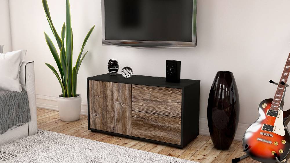 Stil Zeit Möbel Lowboard Adria, Treibholz (92x49x35cm) Limitierter Zeitrabatt