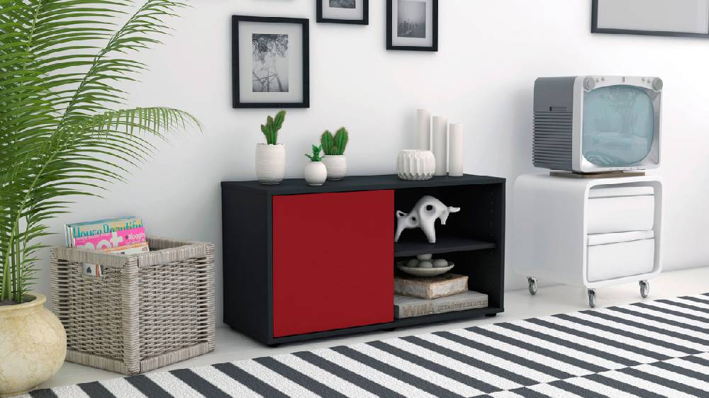 Stil Zeit Möbel Lowboard Adelia, Bordeaux (92x49x35cm) Fabrik Onlineshop