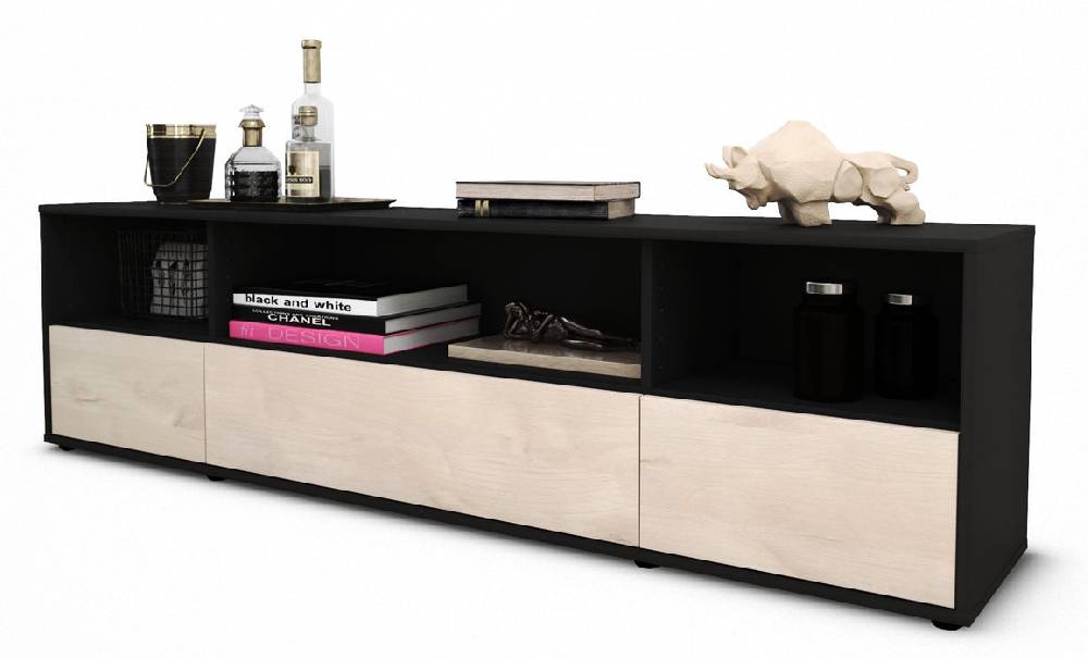 Stil Zeit Möbel Lowboard Aurelia, Zeder (180x49x35cm) Top Angebot