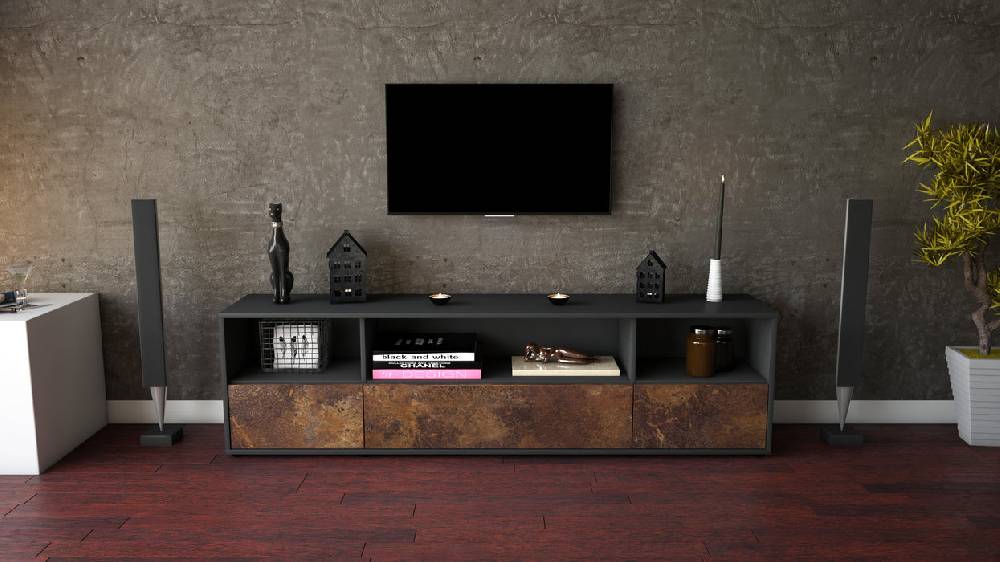 Stil Zeit Möbel Lowboard Aurelia, Rost (180x49x35cm) Online Outlet