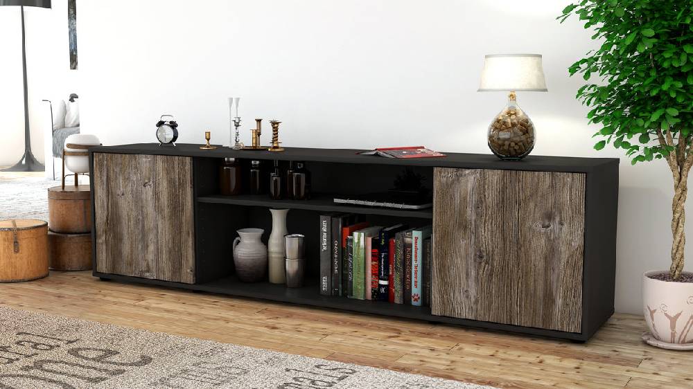 Stil Zeit Möbel Lowboard Asia, Treibholz (180x49x35cm) Exklusive Angebote