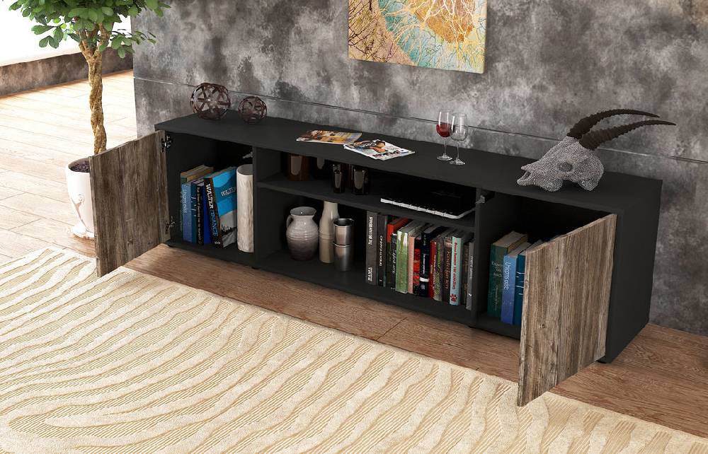 Stil Zeit Möbel Lowboard Asia, Treibholz (180x49x35cm) Exklusive Angebote