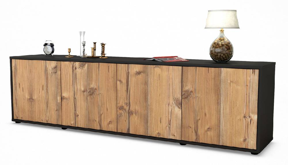 Stil Zeit Möbel Lowboard Antonia, Pinie (180x49x35cm) Super Sparpreis