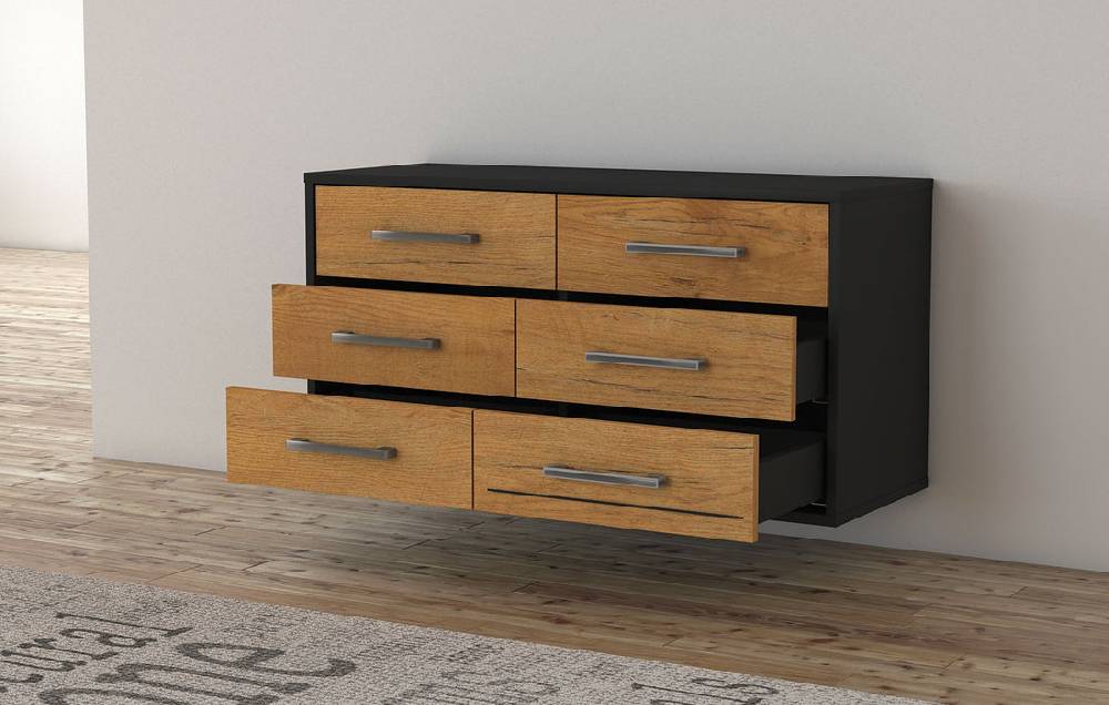 Stil Zeit Möbel Lowboard Baltimore, Treibholz, hängend mit Griffen (92x49x35cm) Osterangebot