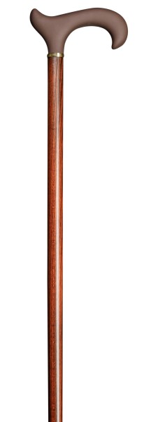 Stock Fachmann Gehstock aus Buche Silikon Ergonomic ergonomischer Derby-Griff Gehhilfe Spazierstock