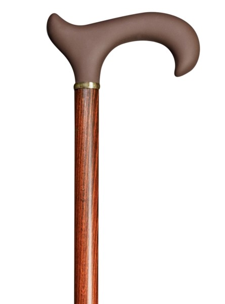 Stock Fachmann Gehstock aus Buche Silikon Ergonomic ergonomischer Derby-Griff Gehhilfe Spazierstock Online