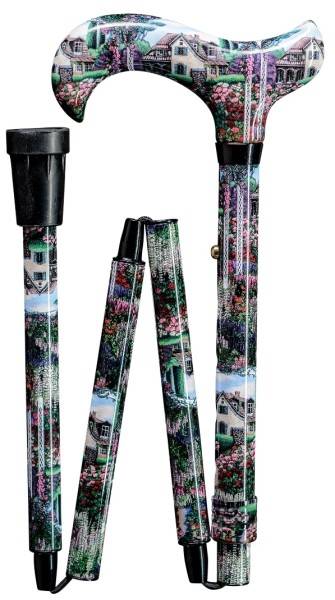 Stock Fachmann Gehstock Deluxe Schlank Faltstock Landidyll