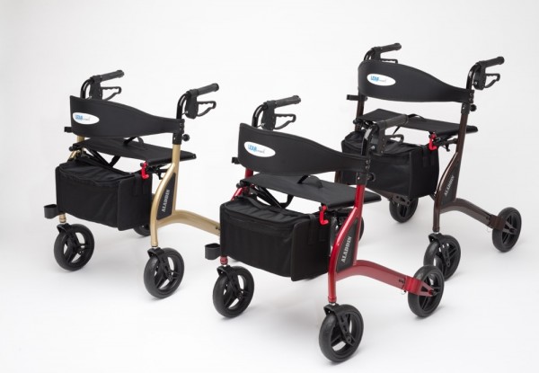 Stock Fachmann Rollator Aladdin Gehhilfe Leichtgewichtsrollator Meist gekauft