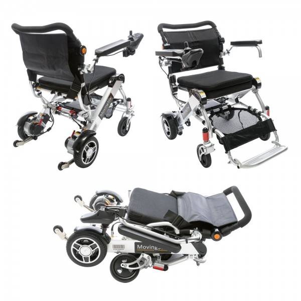 Stock Fachmann MovingStar faltbarer Elektrischer Rollstuhl Modell 102 schwarz Hotsell