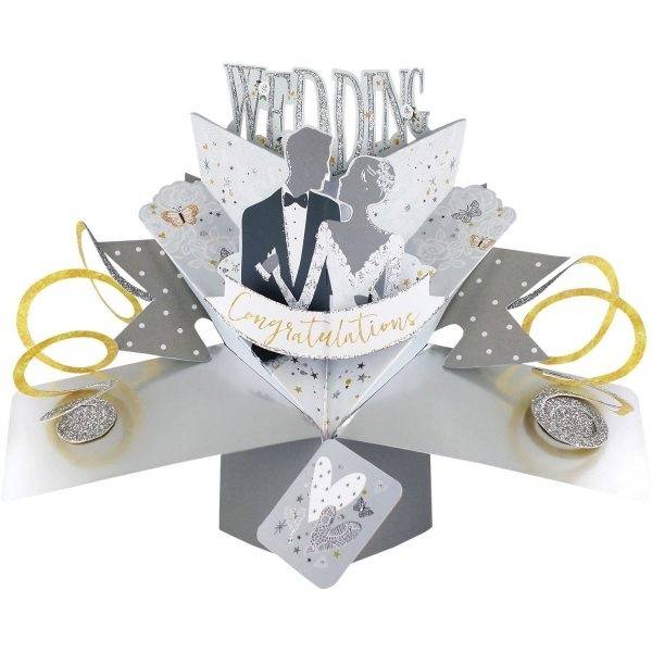 Stock Fachmann Pop-Up Karte Hochzeit