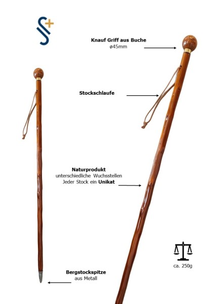 Stock Fachmann Wanderstock Knaufstock Makila Outlet