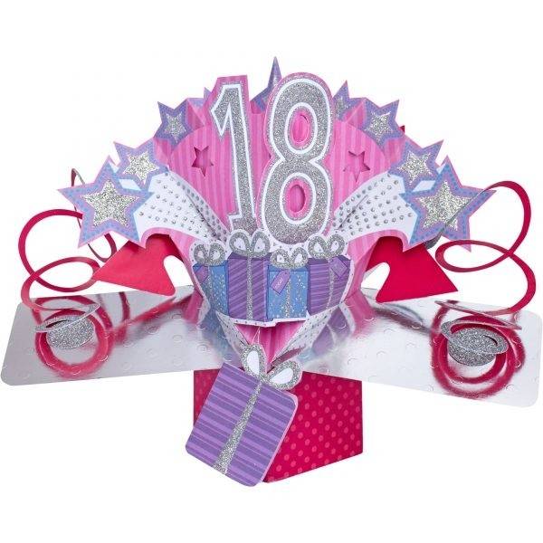 Stock Fachmann Pop-Up Karte Geburtstag mit Zahl