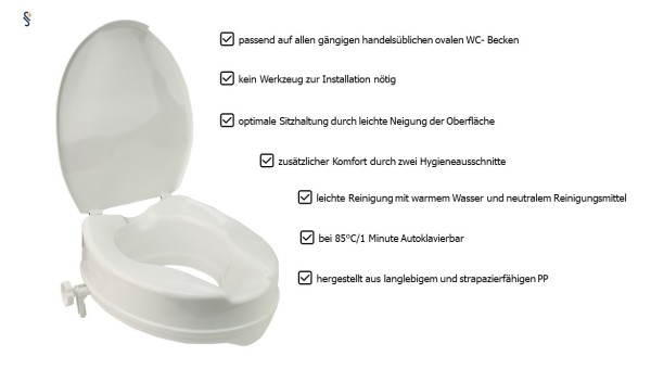 Stock Fachmann Toilettensitzerhöher Smart Günstiger Verkauf