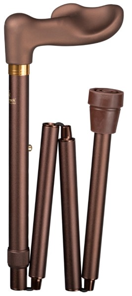 Stock Fachmann Gehstock Deluxe Fischer Faltstock Rechts