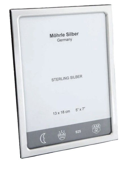 Stock Fachmann Bilderrahmen schmaler Rand 925er Sterlingsilber