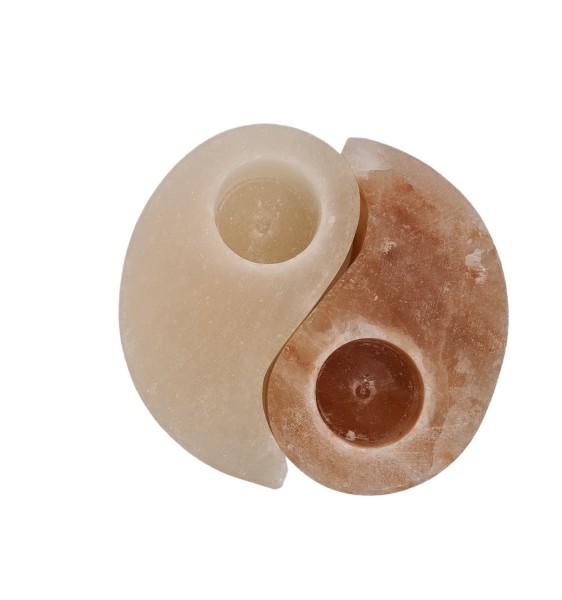 Stock Fachmann Salz Teelicht Yin Yang