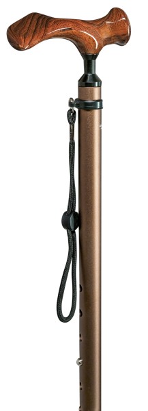 Stock Fachmann Comfort-Stock Holzoptik Höhenverstellbar