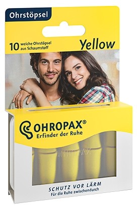 Stock Fachmann OHROPAX Yellow