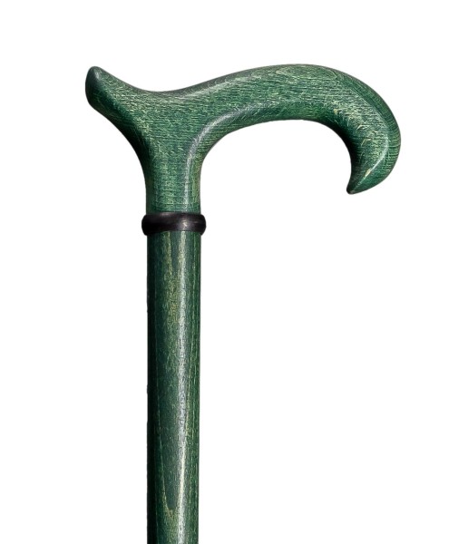 Stock Fachmann Gehstock Derbygriff ECO Hanfgrün