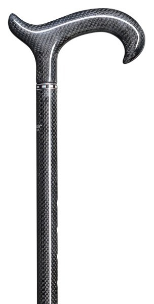 Stock Fachmann Gehstock Derbygriff höhenverstellbar Carbon schlank Outlet