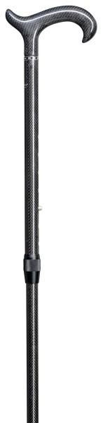 Stock Fachmann Gehstock Derbygriff höhenverstellbar Carbon schlank Outlet