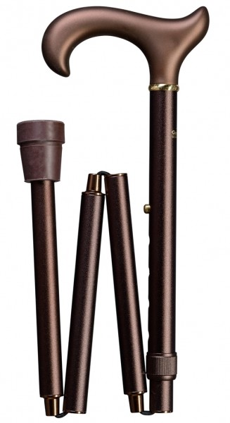 Stock Fachmann Gehstock XL Derby Faltstock