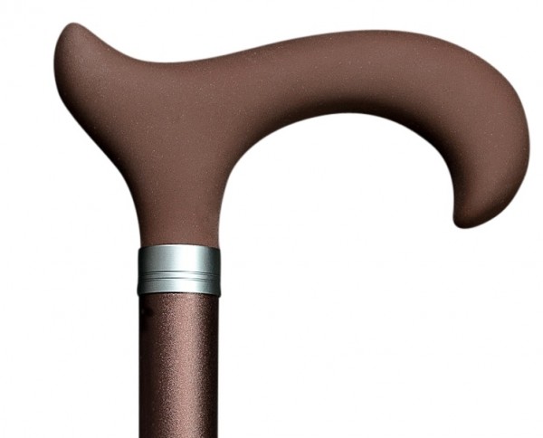 Stock Fachmann Gehstock Silikon Ergonomic Derby Bronze Günstiger Verkauf